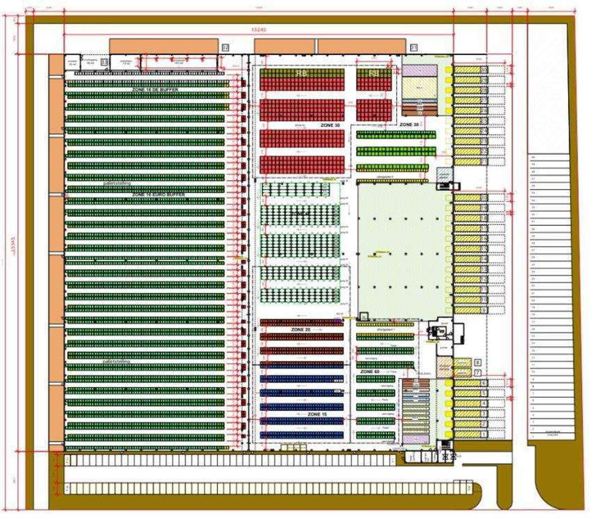 Entrepôt logistique avec bureau à louer à Westerlo