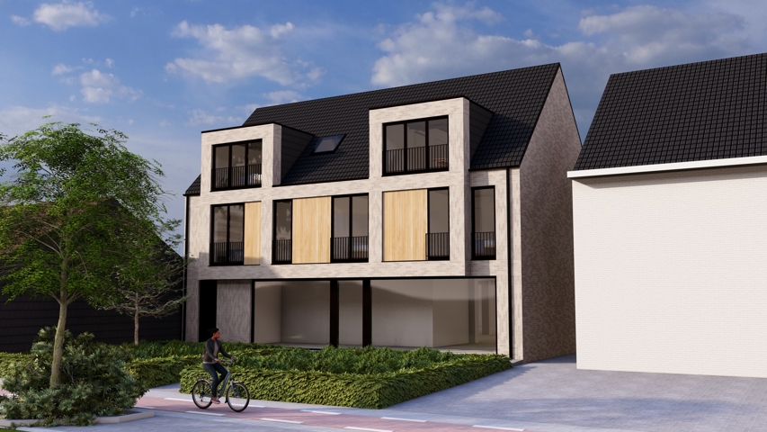 Appartement op de tweede verdieping met ruim terras