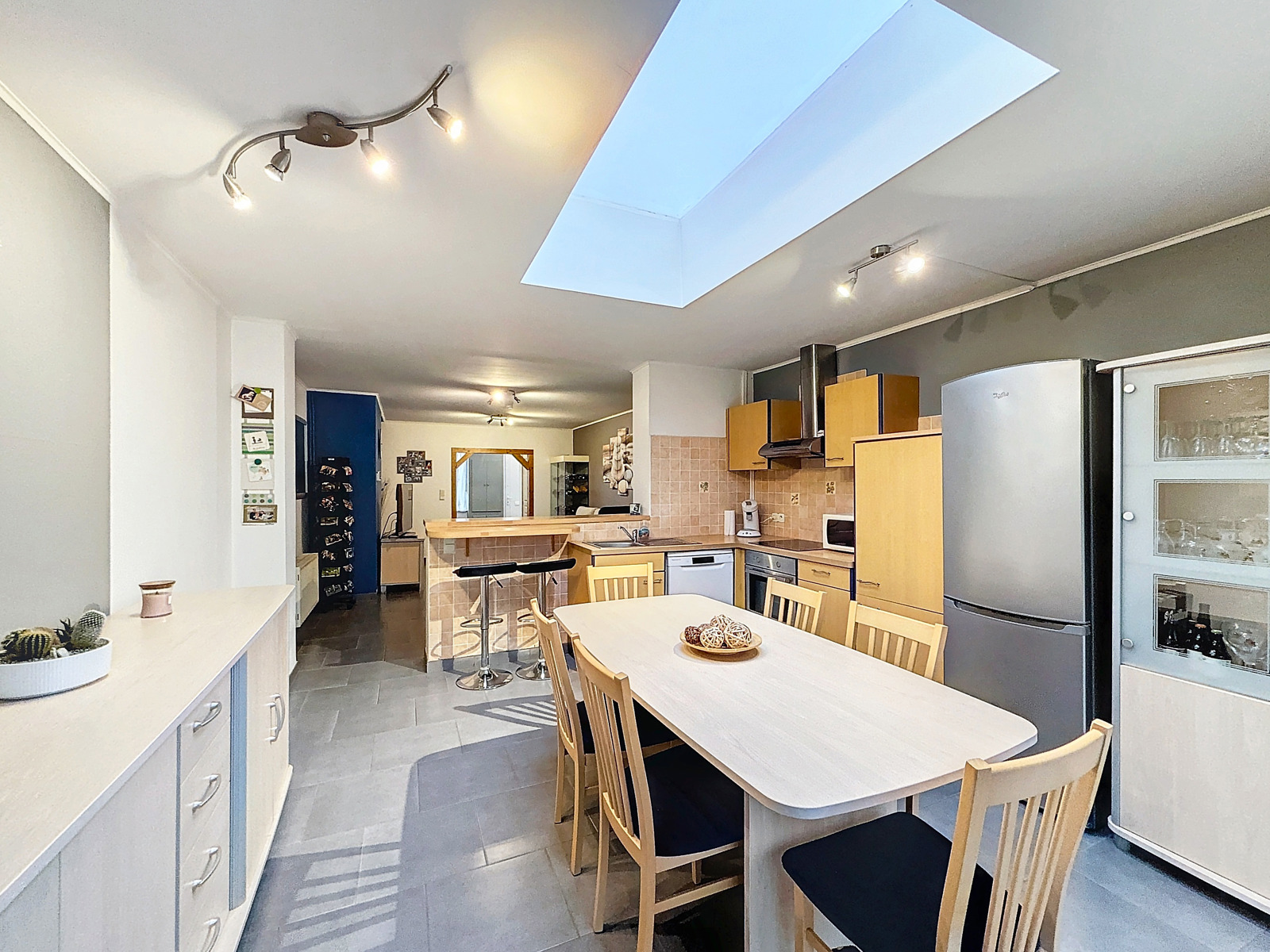 Charmante maison mitoyenne à Evregnies. 