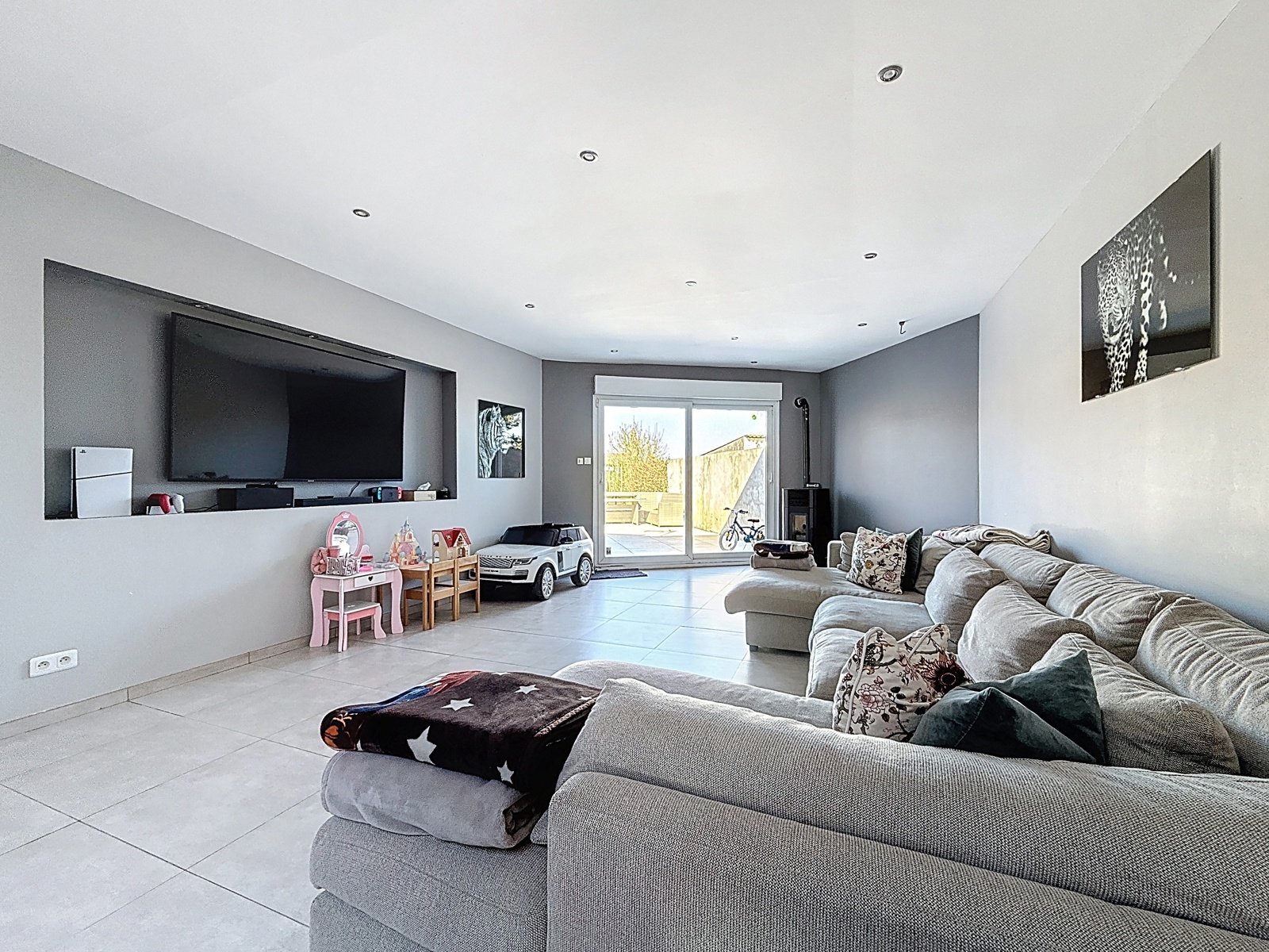 Maison mitoyenne 3 chambres avec jardin et garage à Herseaux