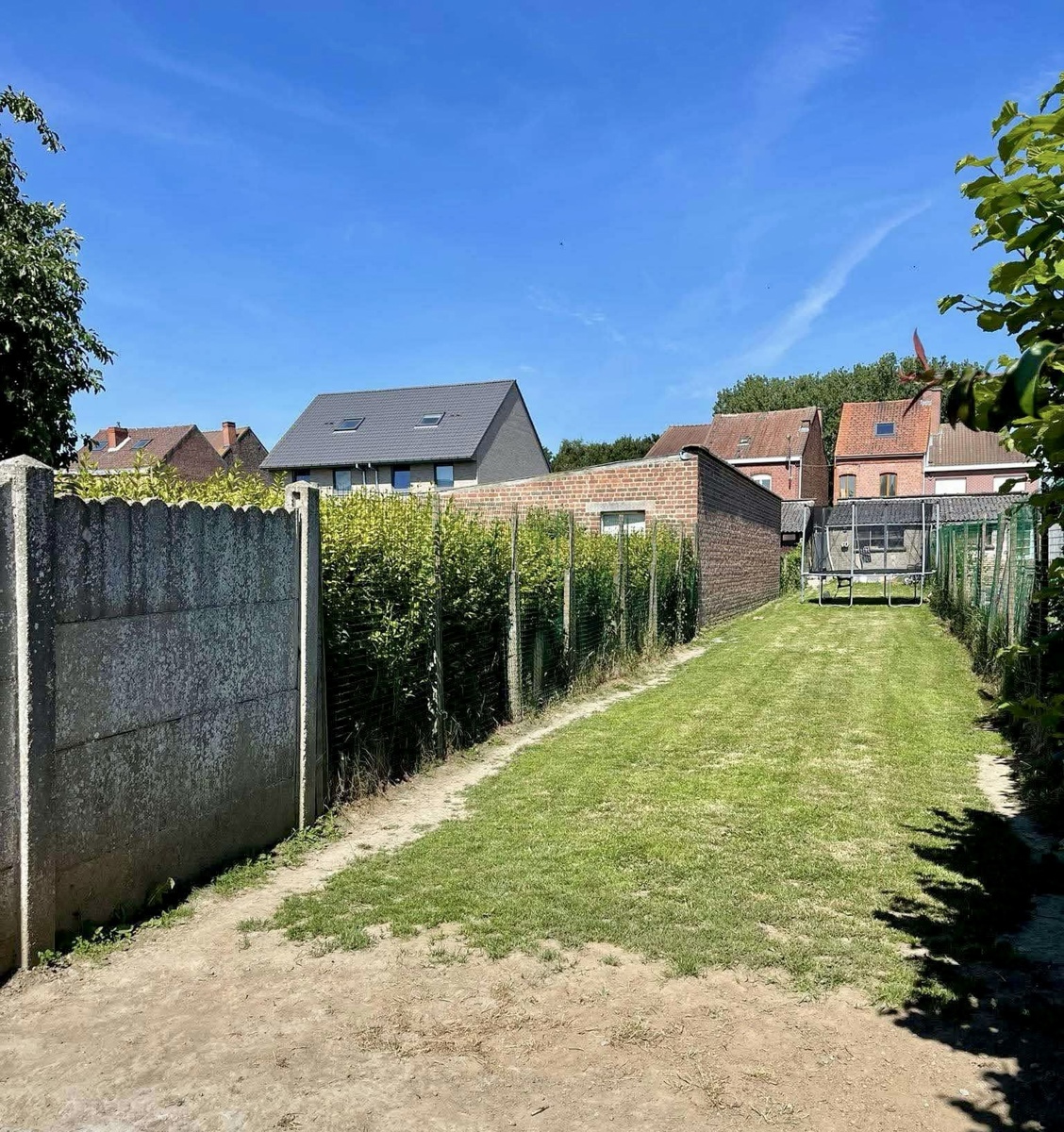 Maison mitoyenne 3 chambres avec jardin et garage à Herseaux