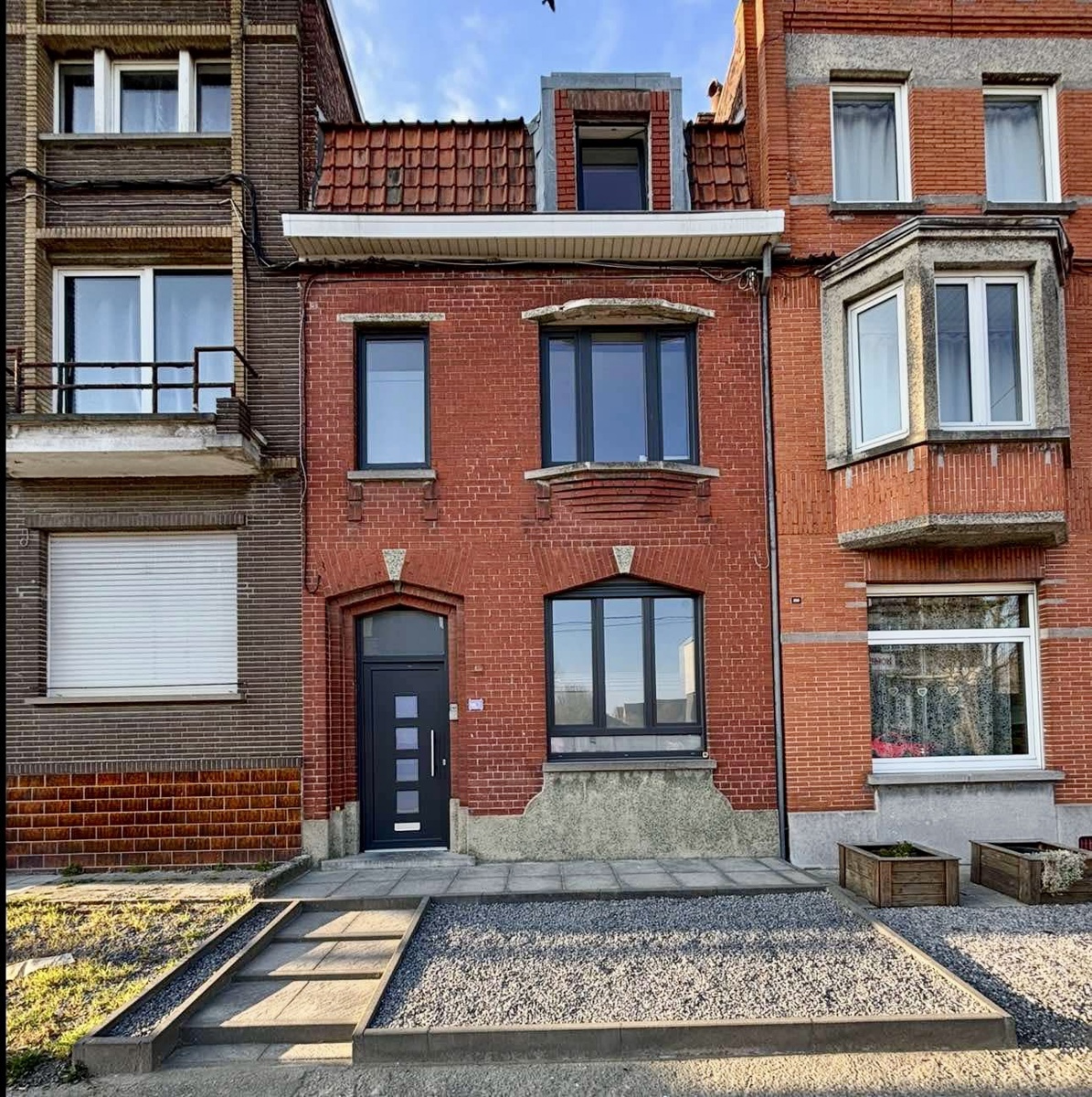 Maison mitoyenne 3 chambres avec jardin et garage à Herseaux