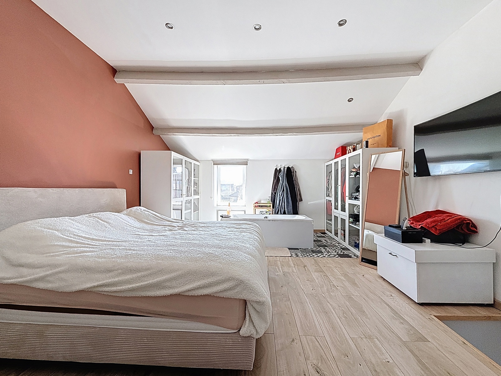 Maison mitoyenne 3 chambres avec jardin et garage à Herseaux