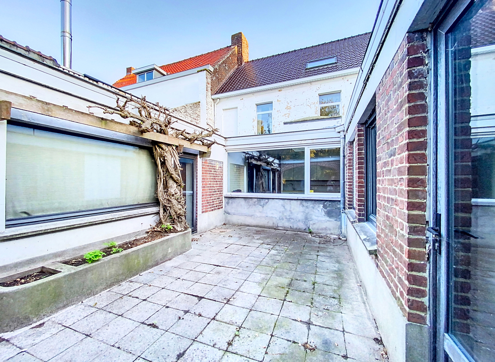 Maison de commerce avec jardin et espace habitation à Pecq