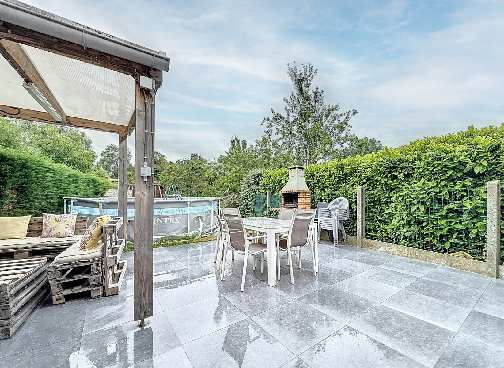 Maison 3 façades et 3 chambres avec jardin à Leers-Nord