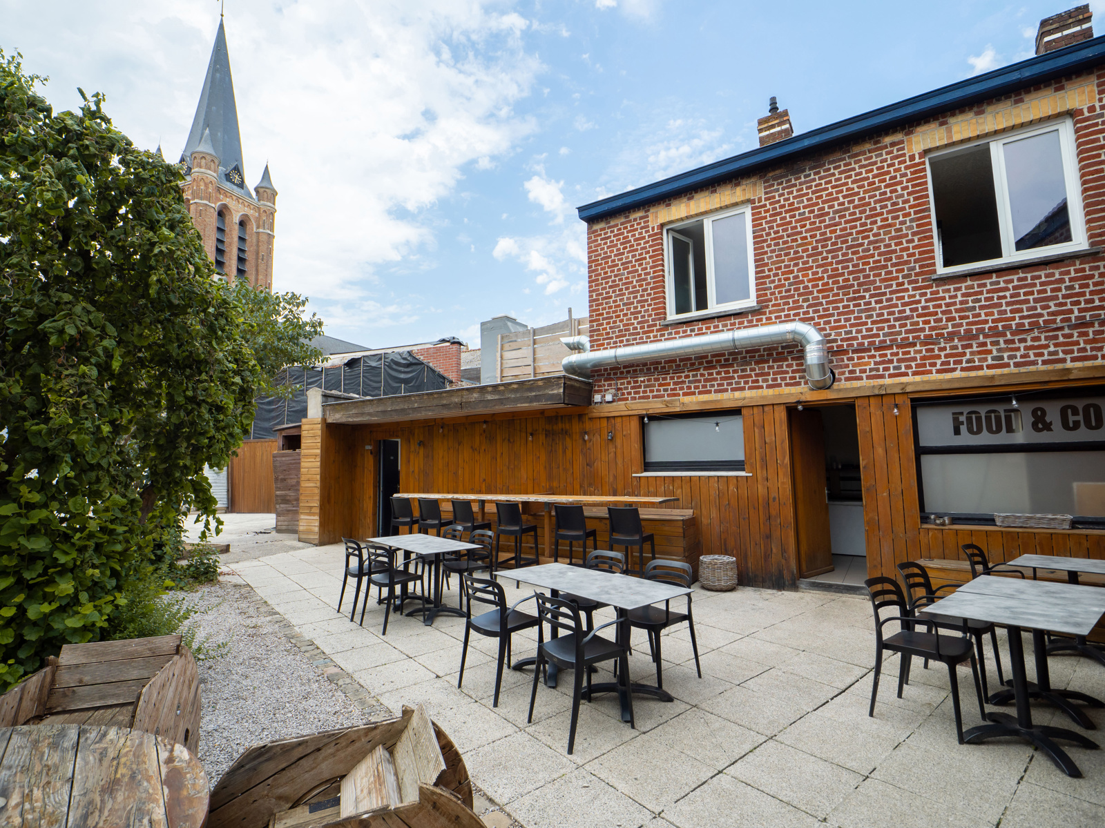 Pas-de-porte – Snack/Restaurant réputé à Dottignies – 