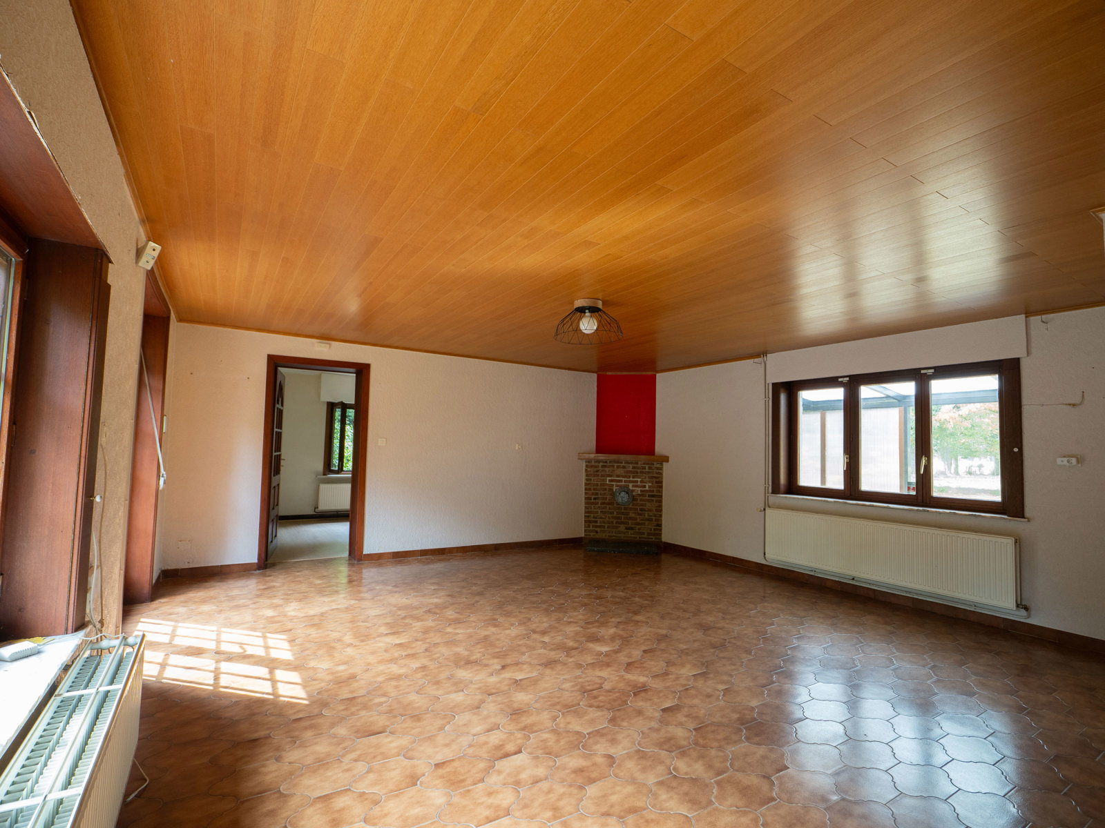 Maison de style cottage à la campagne