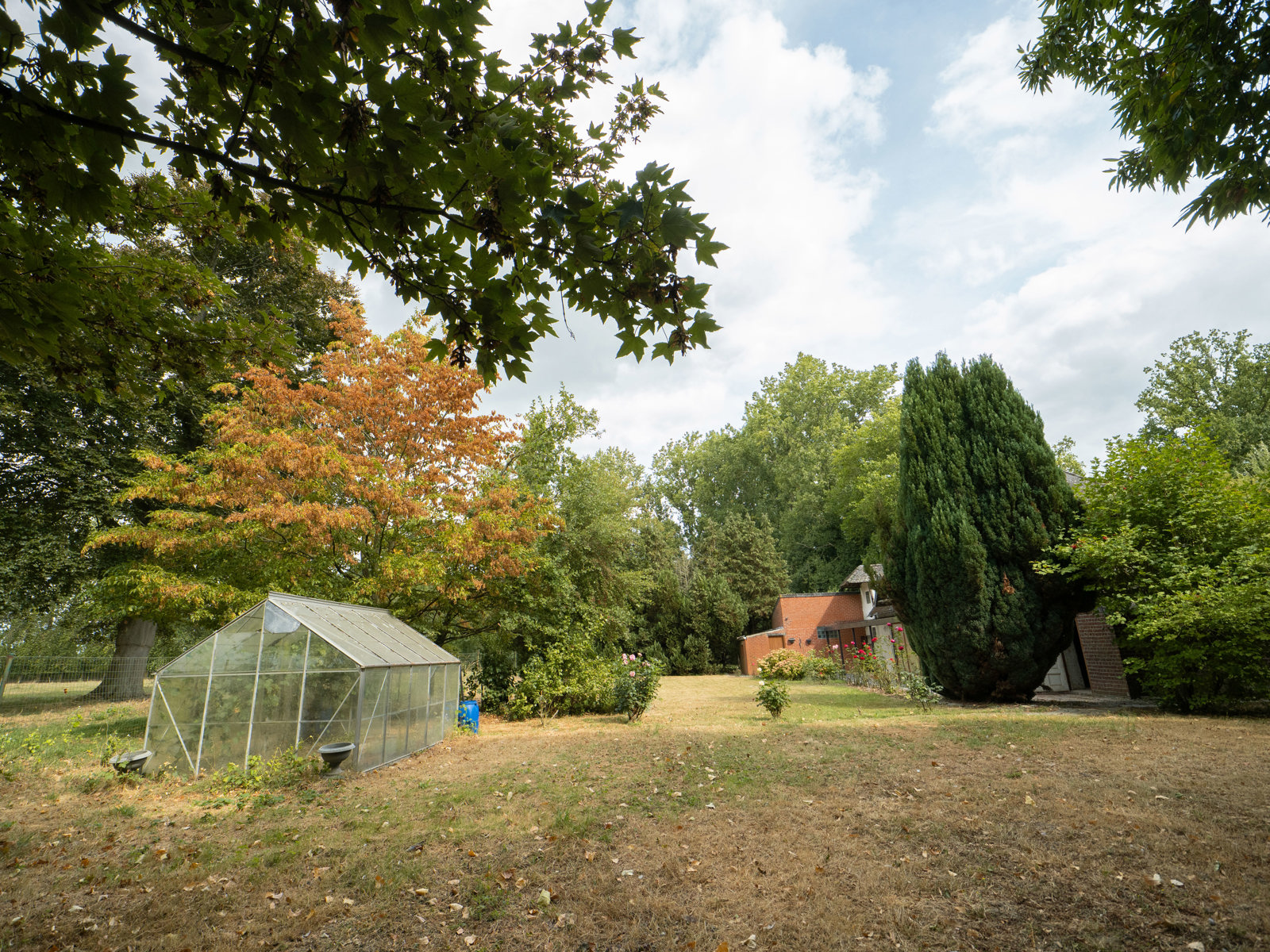 Maison de style cottage à la campagne