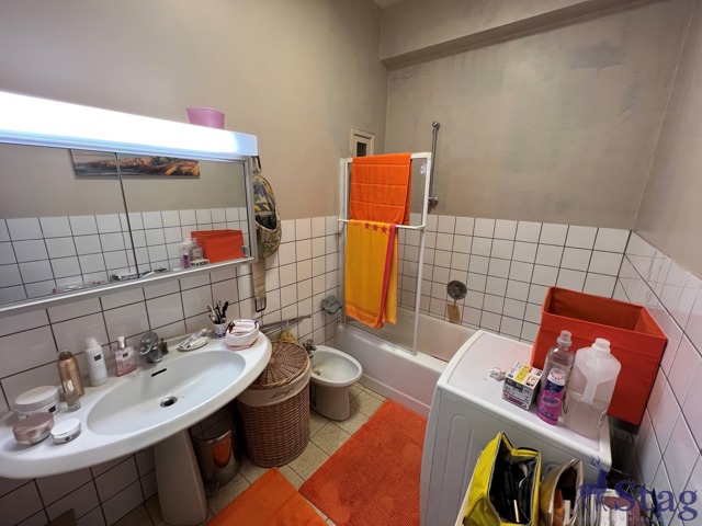 Lumineux appartement 1 chambre, cour, garage et cave