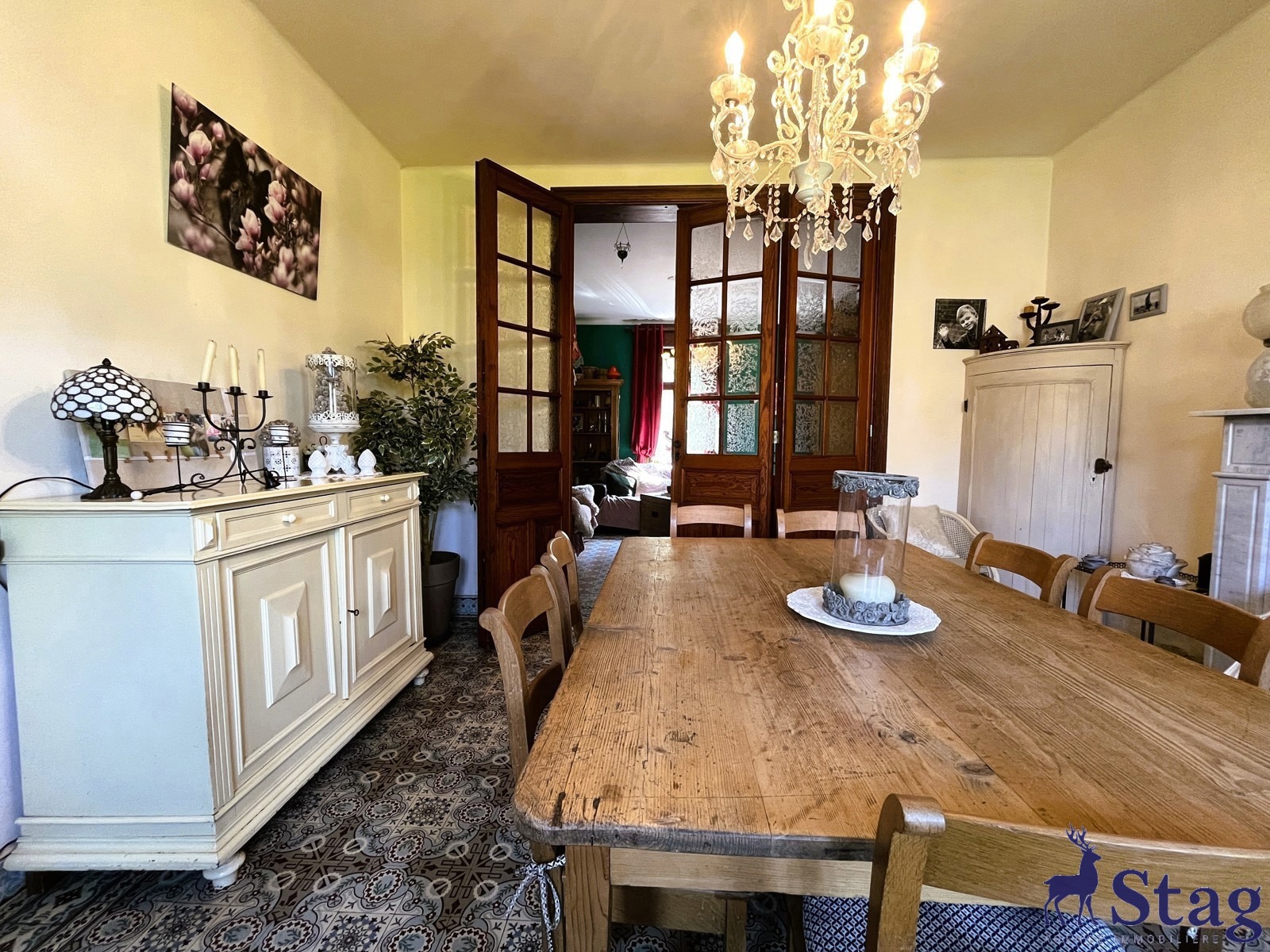 Maison de caractère sur terrain de 18ares avec 5 chambres