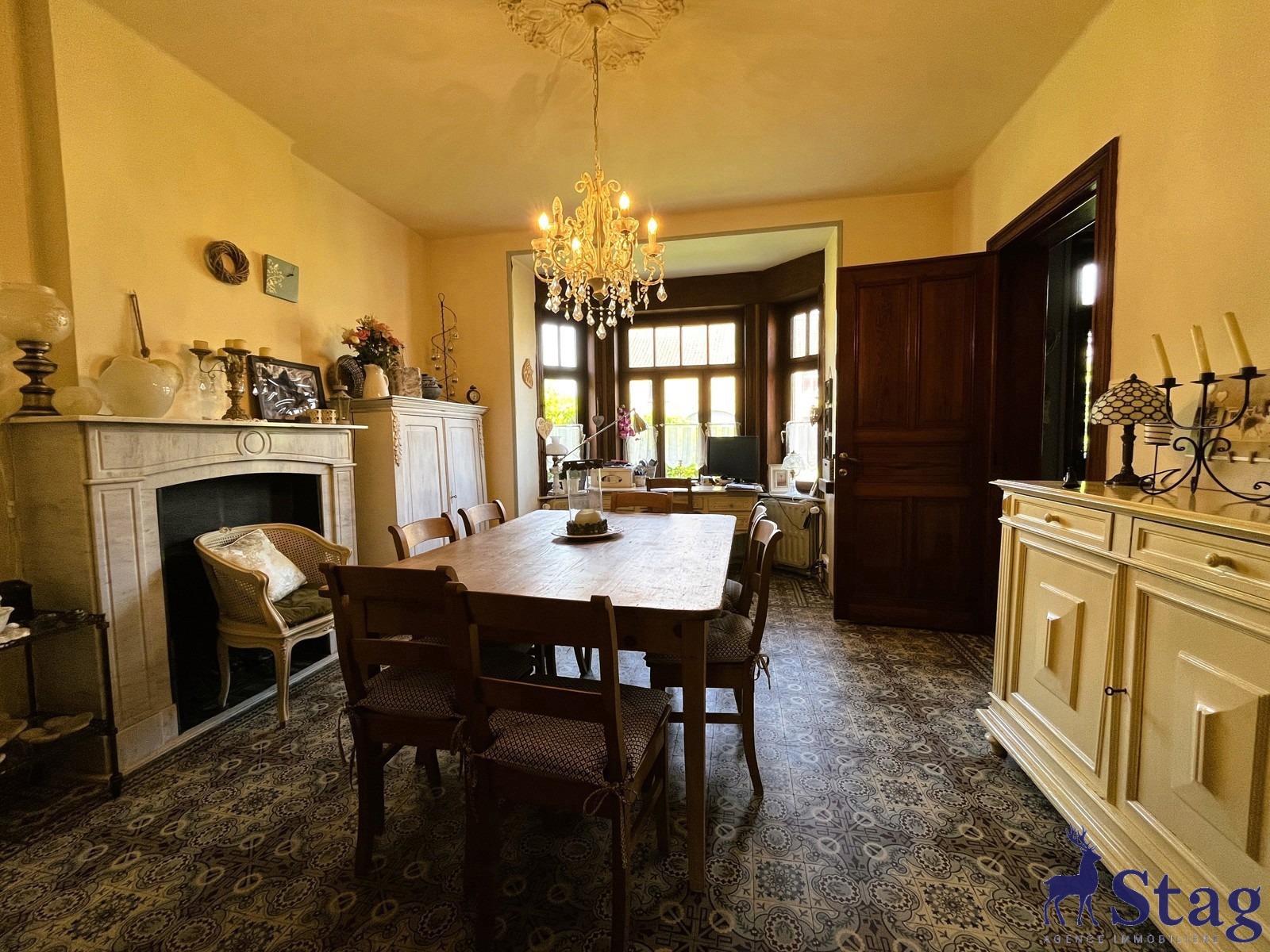 Maison de caractère sur terrain de 18ares avec 5 chambres
