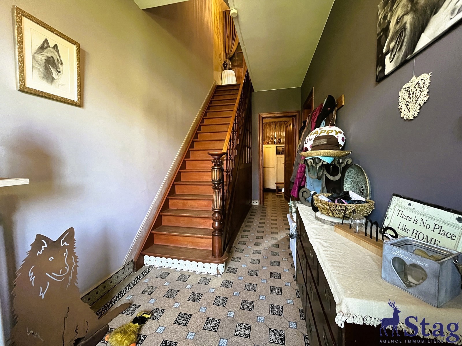 Maison de caractère sur terrain de 18ares avec 5 chambres