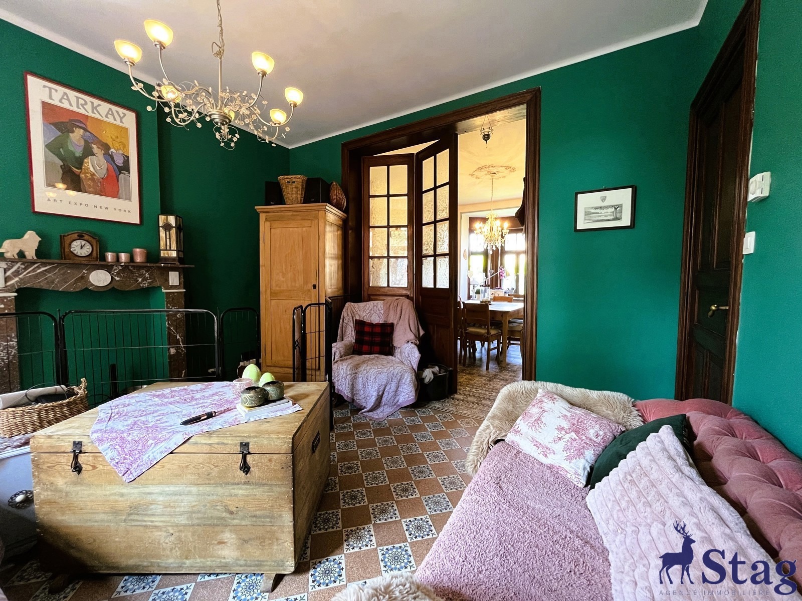 Maison de caractère sur terrain de 18ares avec 5 chambres