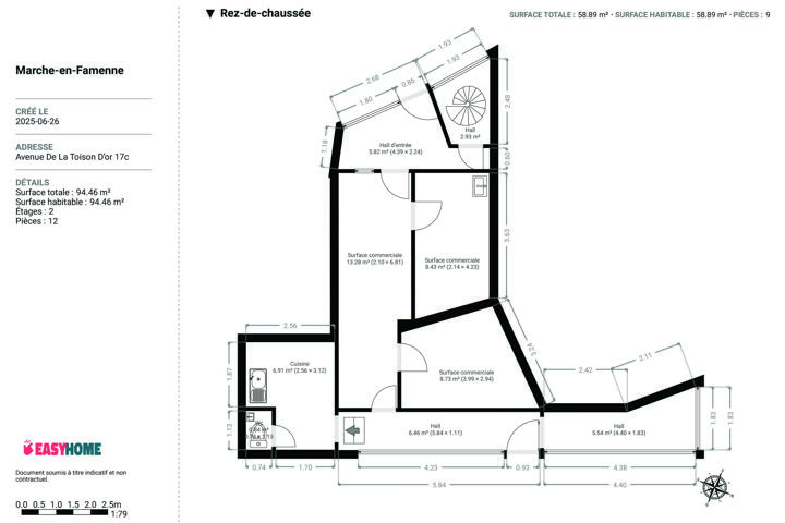 Rez-de-chaussée sous-option à Marche-en-Famenne