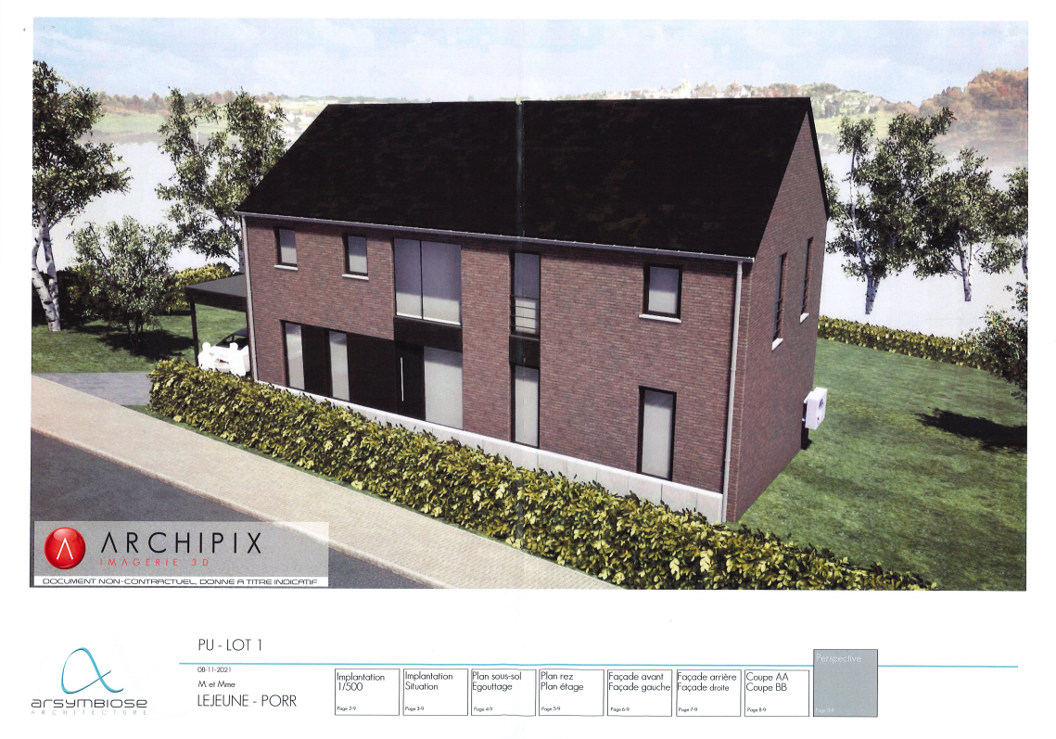 Photo terrain Terrain 938 m² avec projet approuvé – Aywaille 