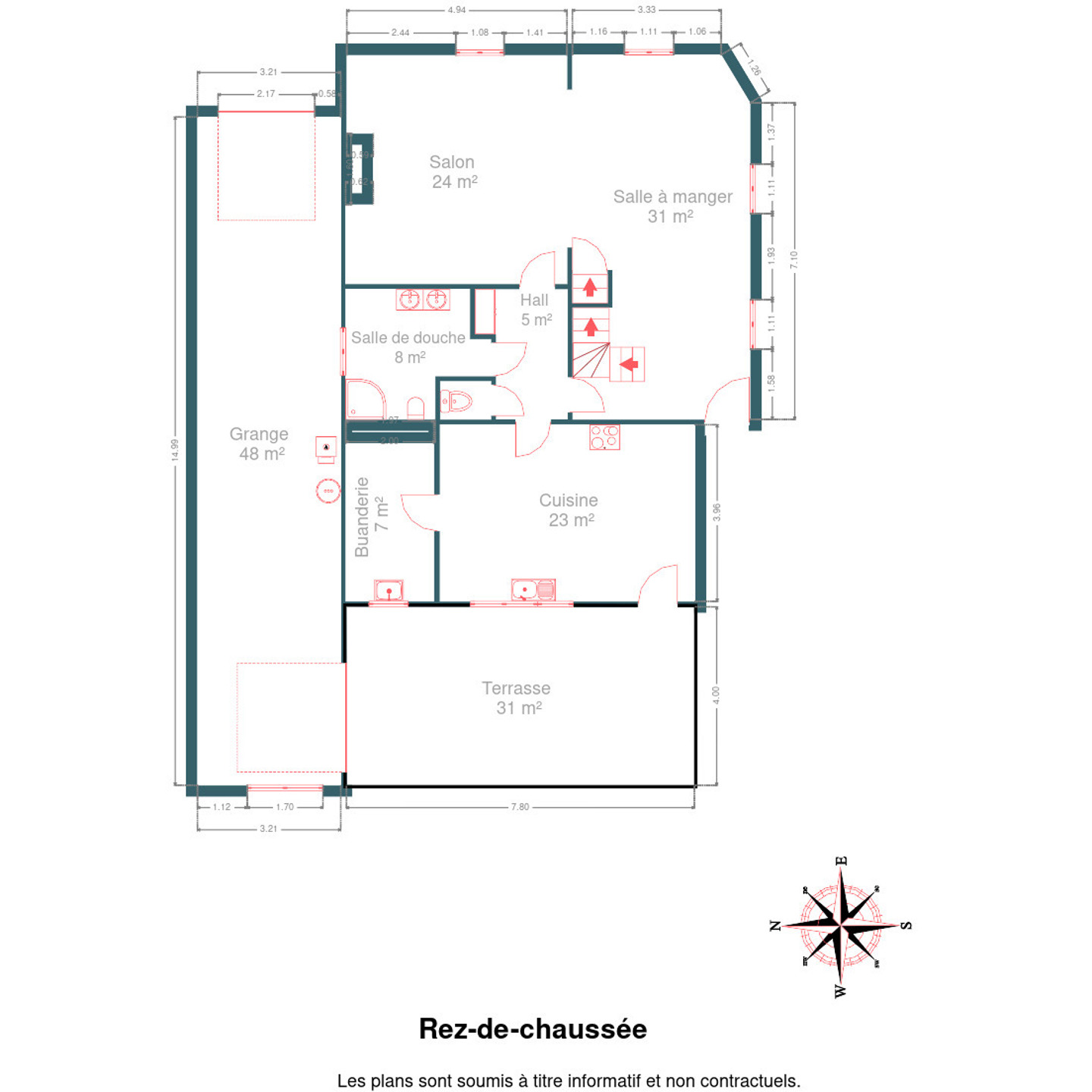 Photo maison Maison 4 chambres avec garage 3 voitures et jardin 