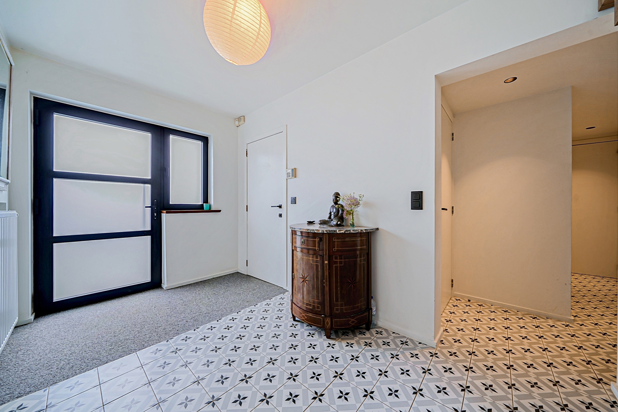 Photo maison Villa de fond dans un quartier résidentiel 