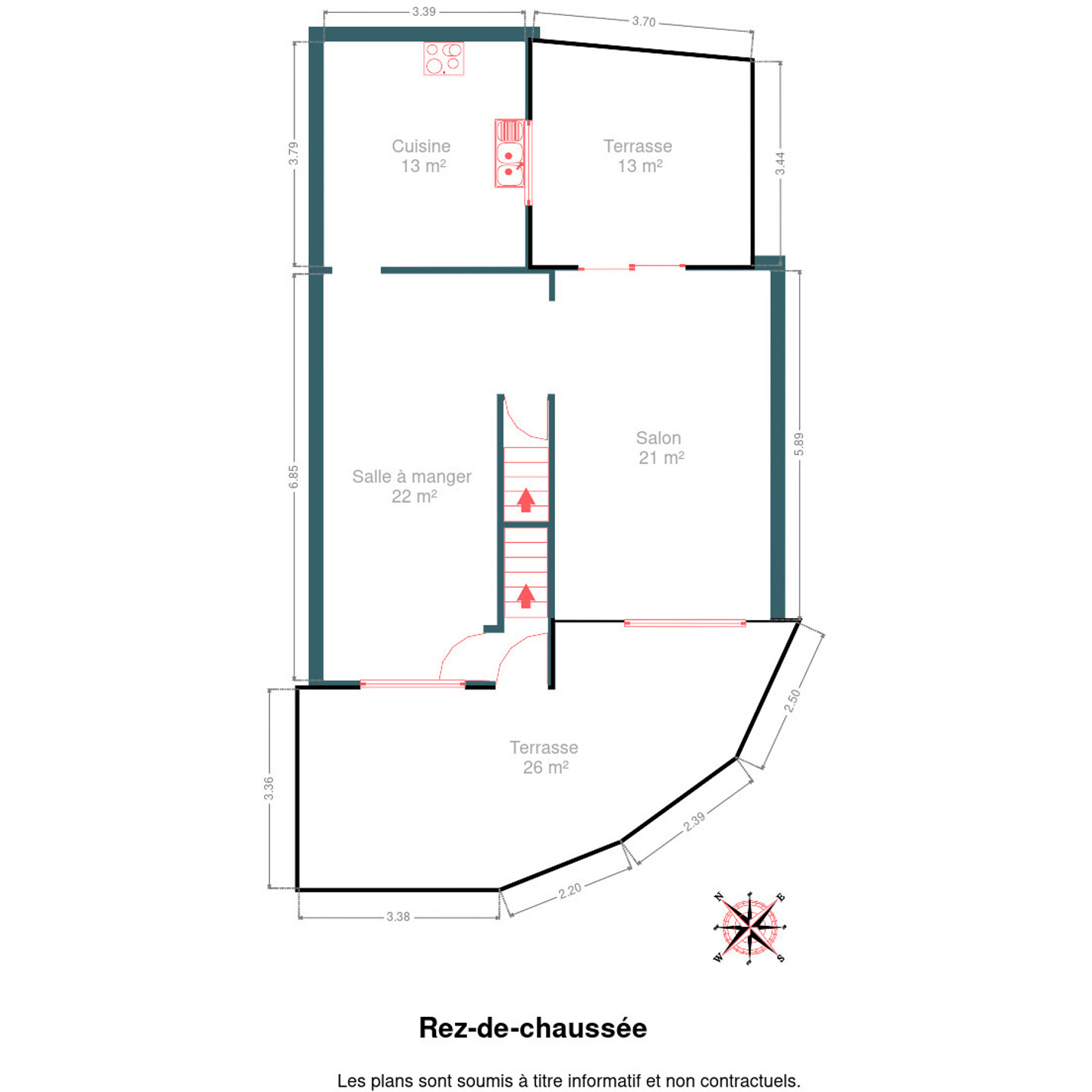 Photo maison Maison familiale 3 façades avec 3 chambres à Seraing 