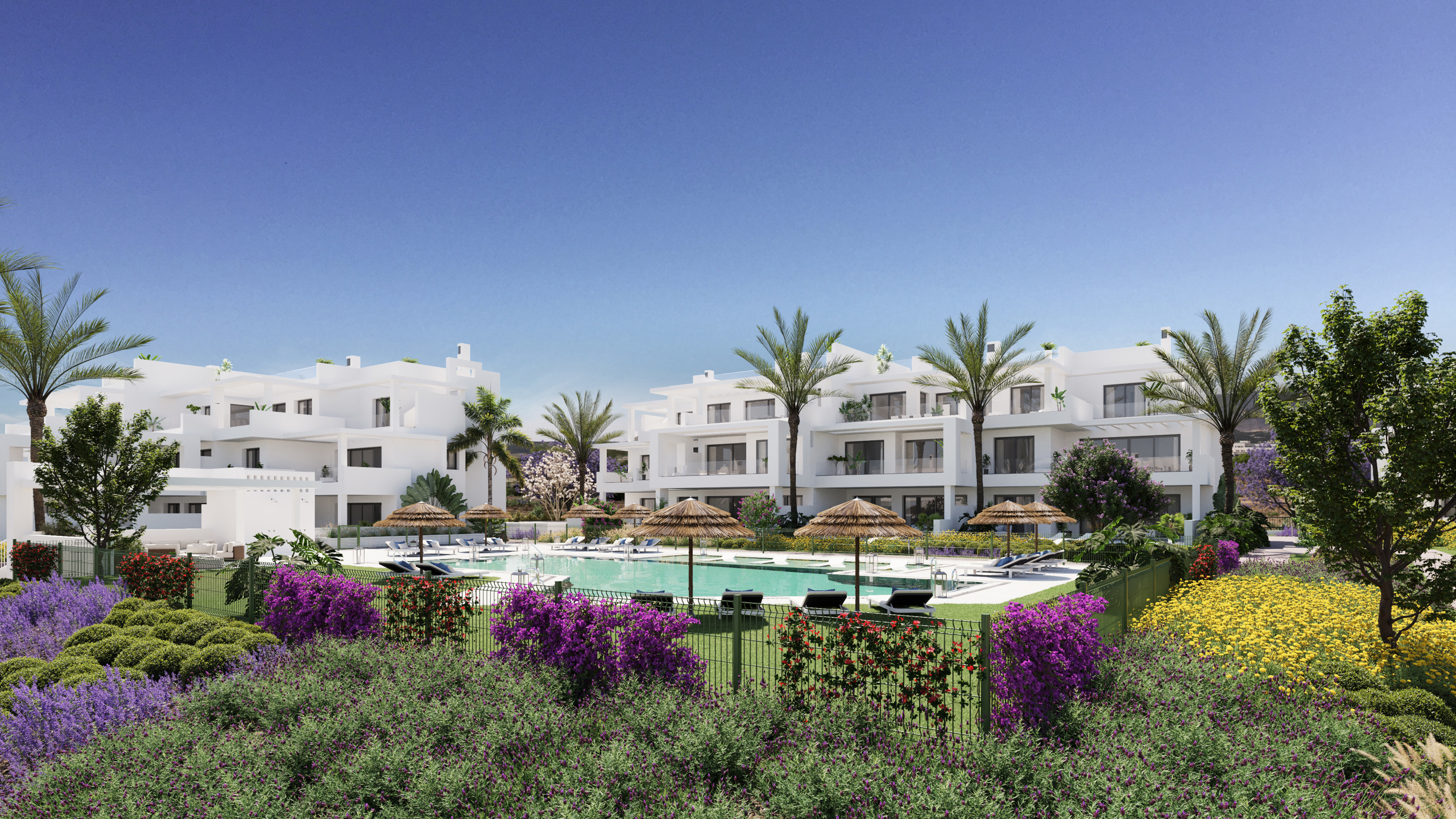 Nieuwbouw complex met appartementen in Estepona