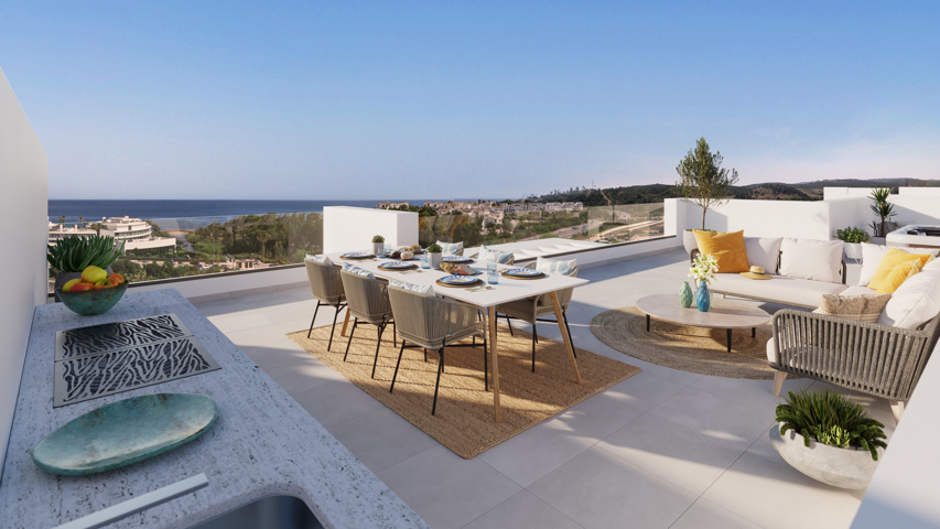 Nieuwbouw complex met appartementen in Estepona