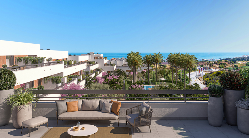 Nieuwbouwappartementen in Estepona te koop nabij het strand