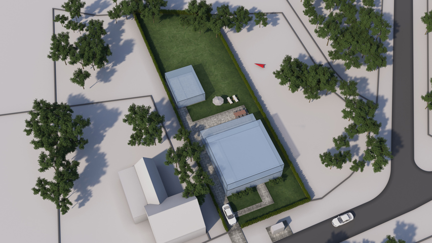 Bouwgrond 1.000m² + aanpalend 342m² te Halle-Zoersel