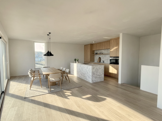 Unieke duplex met 3 ruime kamers en schitterend terras 