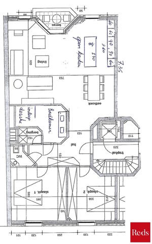Gerenoveerd appartement te huur op de tweede verdieping in het centrum van Schilde!