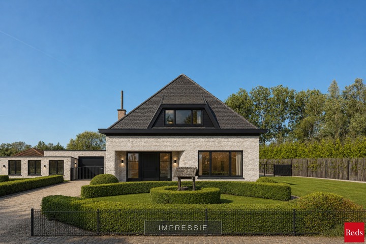 Open bebouwing met tal van mogelijkheden in het groen