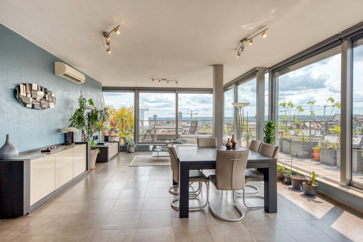 Penthouse à la vue panoramique