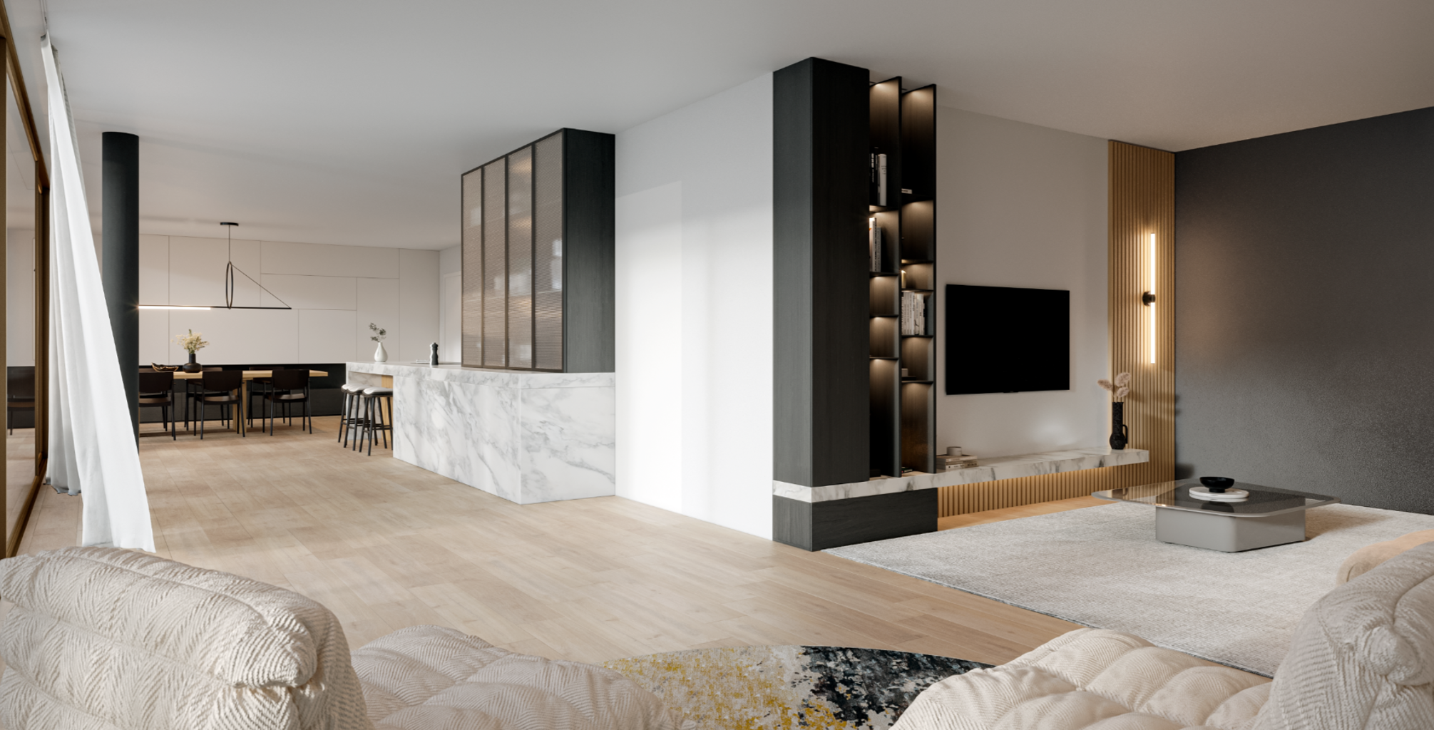 Plateau complet au 6ème étage