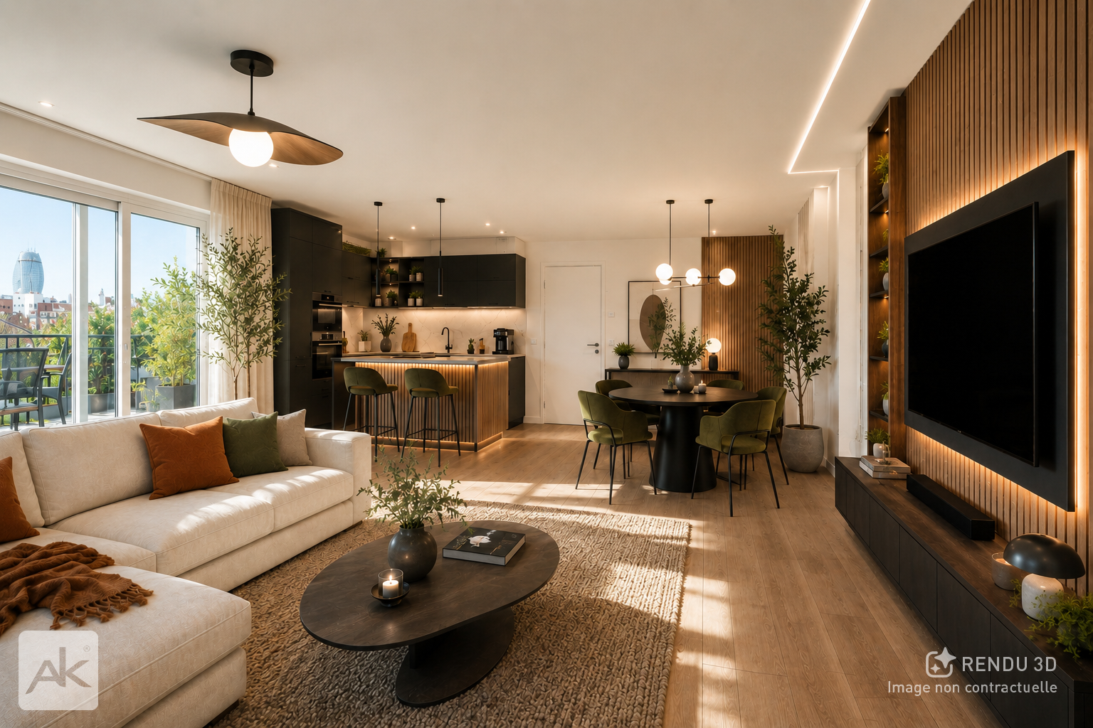 Liège – Superbe penthouse à la vue panoramique !