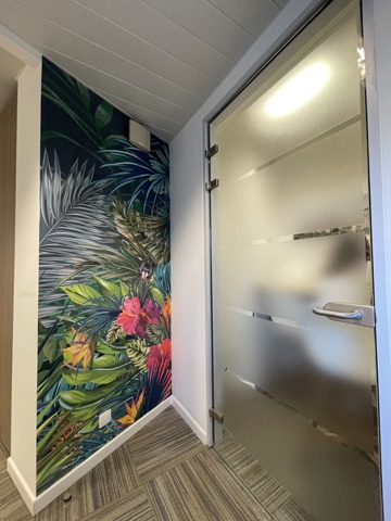 Bureaux au fond du jardin