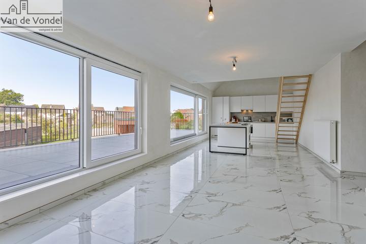 Nieuwbouw duplex app. met 3 slpks en terras te Liedekerke.