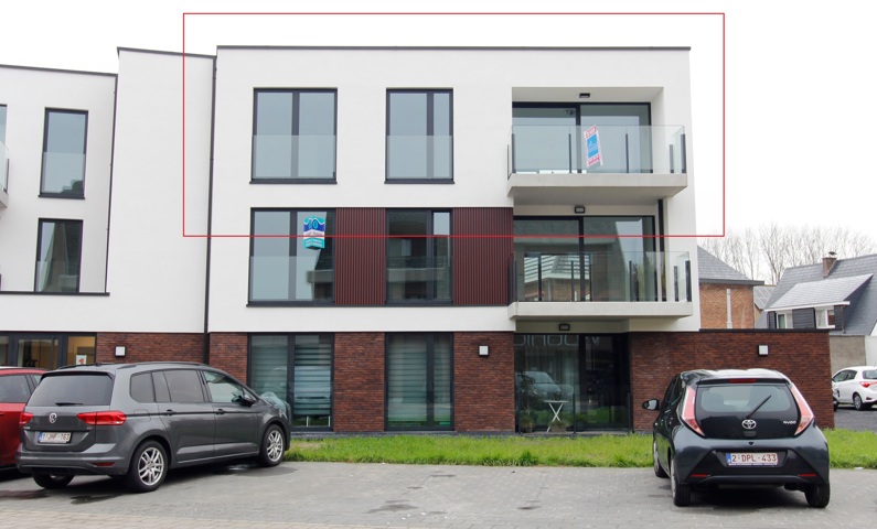 NIEUW: 2 slpk appartement met staanplaats te Erembodegem
