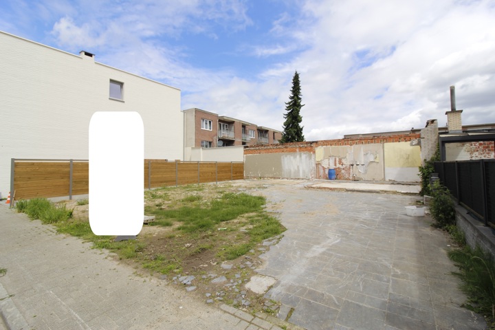 Perceel bouwgrond voor open bebouwing te Denderleeuw.