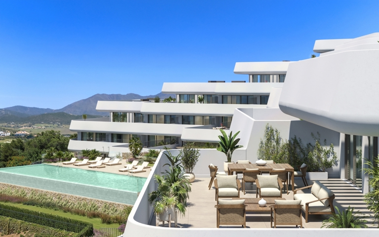 Splendide appartement moderne à Casares Costa, province Malaga